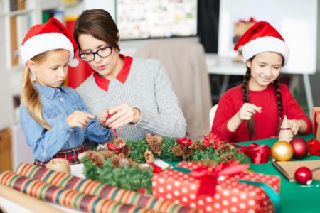 single parent make Christmas fun