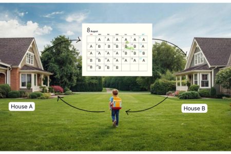 Shared Custody Schedule Between Two Homes